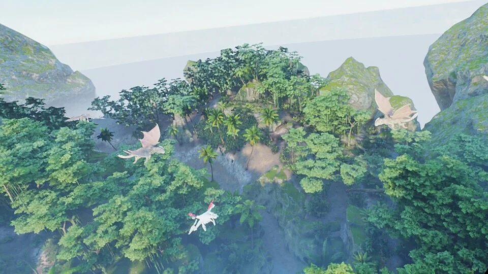 Изображение игры: Dinosaur Land Aerial Photograph