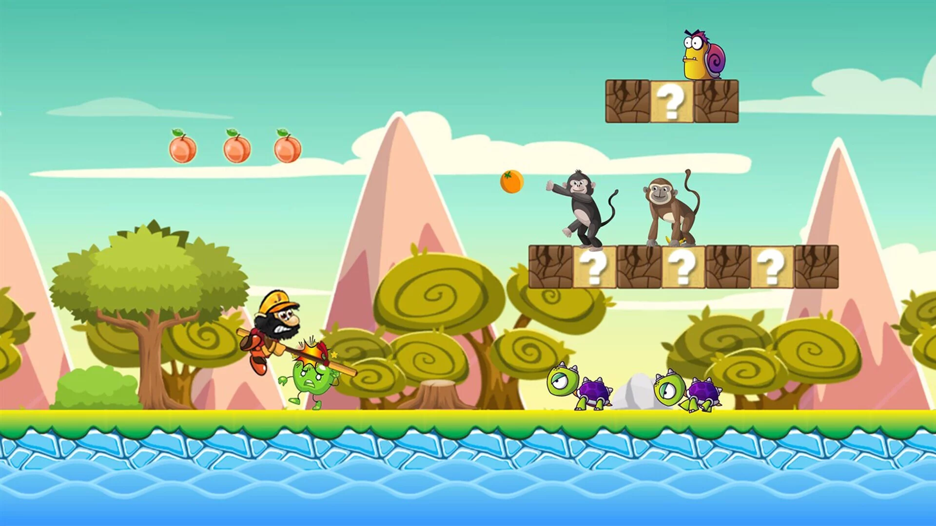 Изображение игры: super world run - bosses