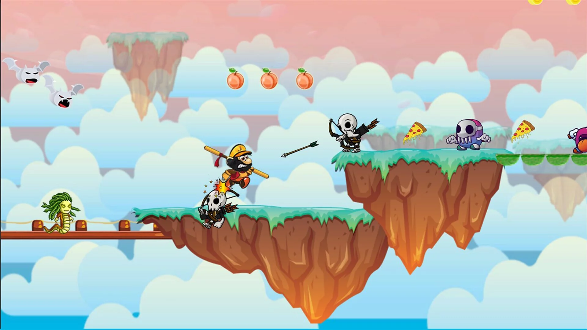 Изображение игры: super world run - bosses
