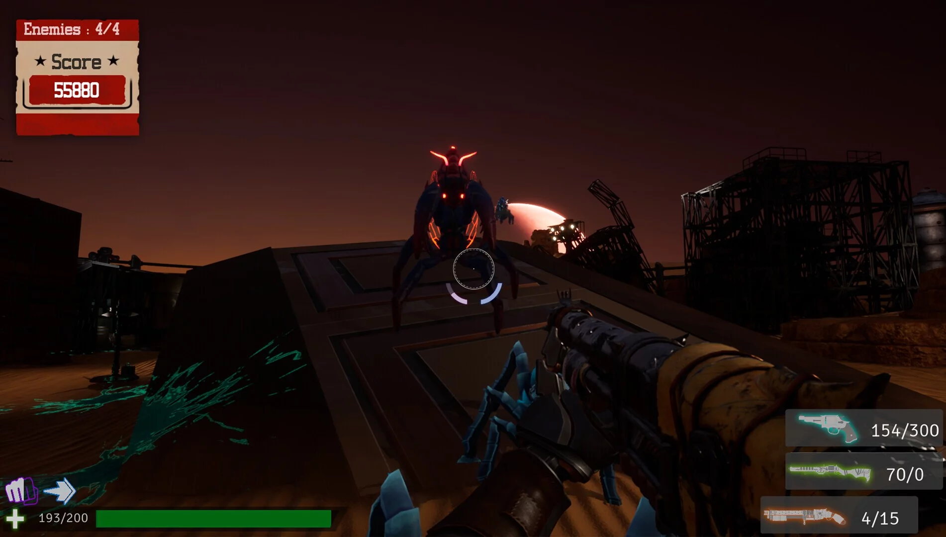 Изображение игры: Dust and Aliens