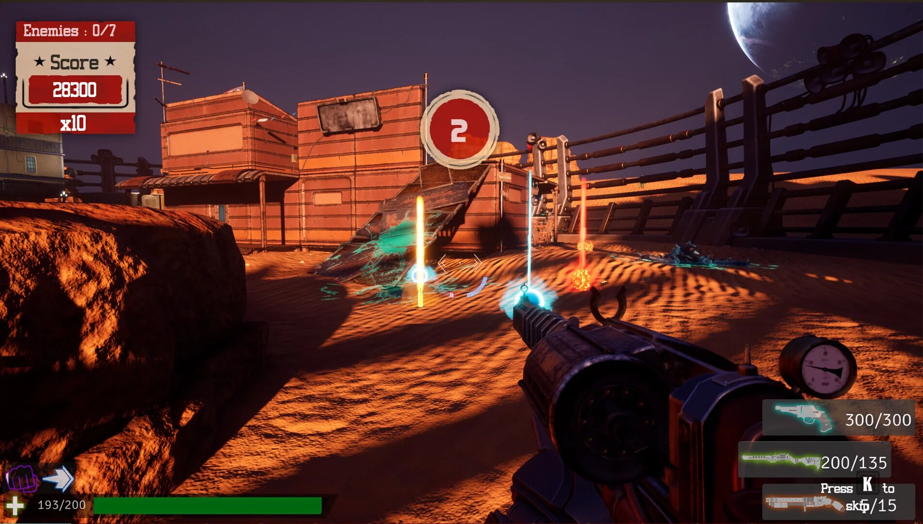 Изображение игры: Dust and Aliens