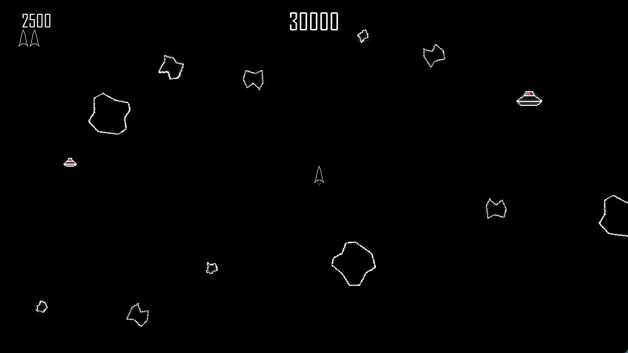 Изображение игры: Vectoroids