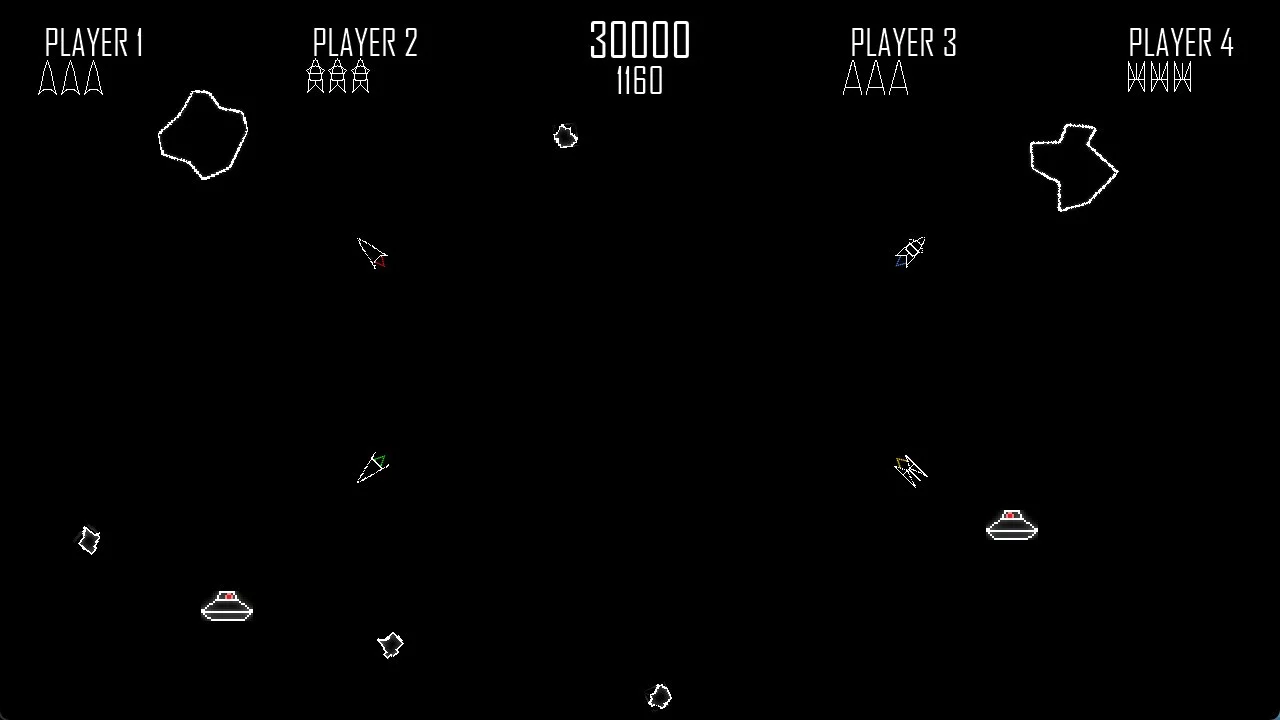 Изображение игры: Vectoroids