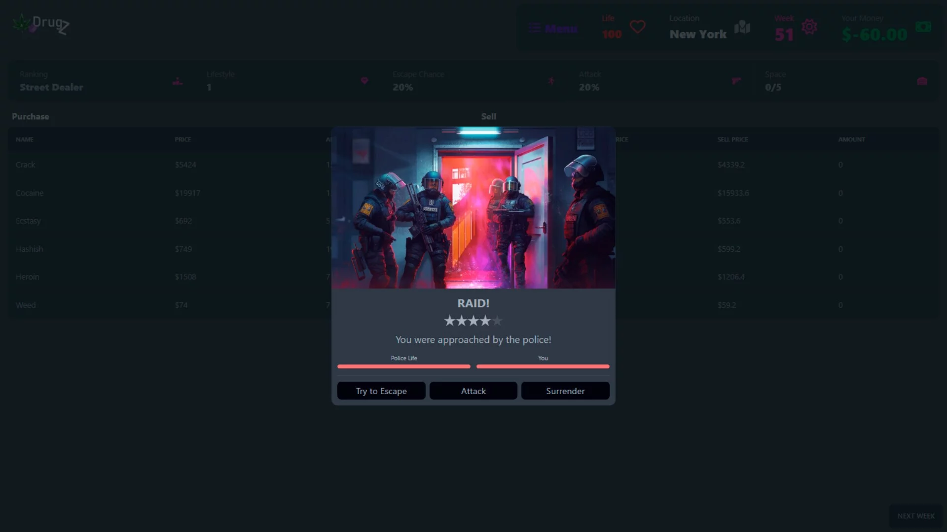 Изображение игры: Drugz - 2D Drug Empire Simulator