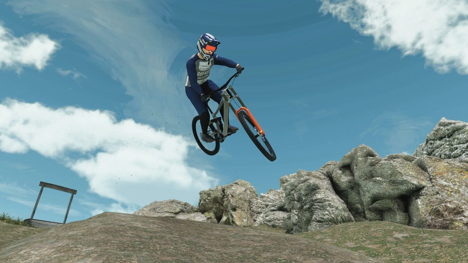 Изображение игры: Downhill Pro Racer