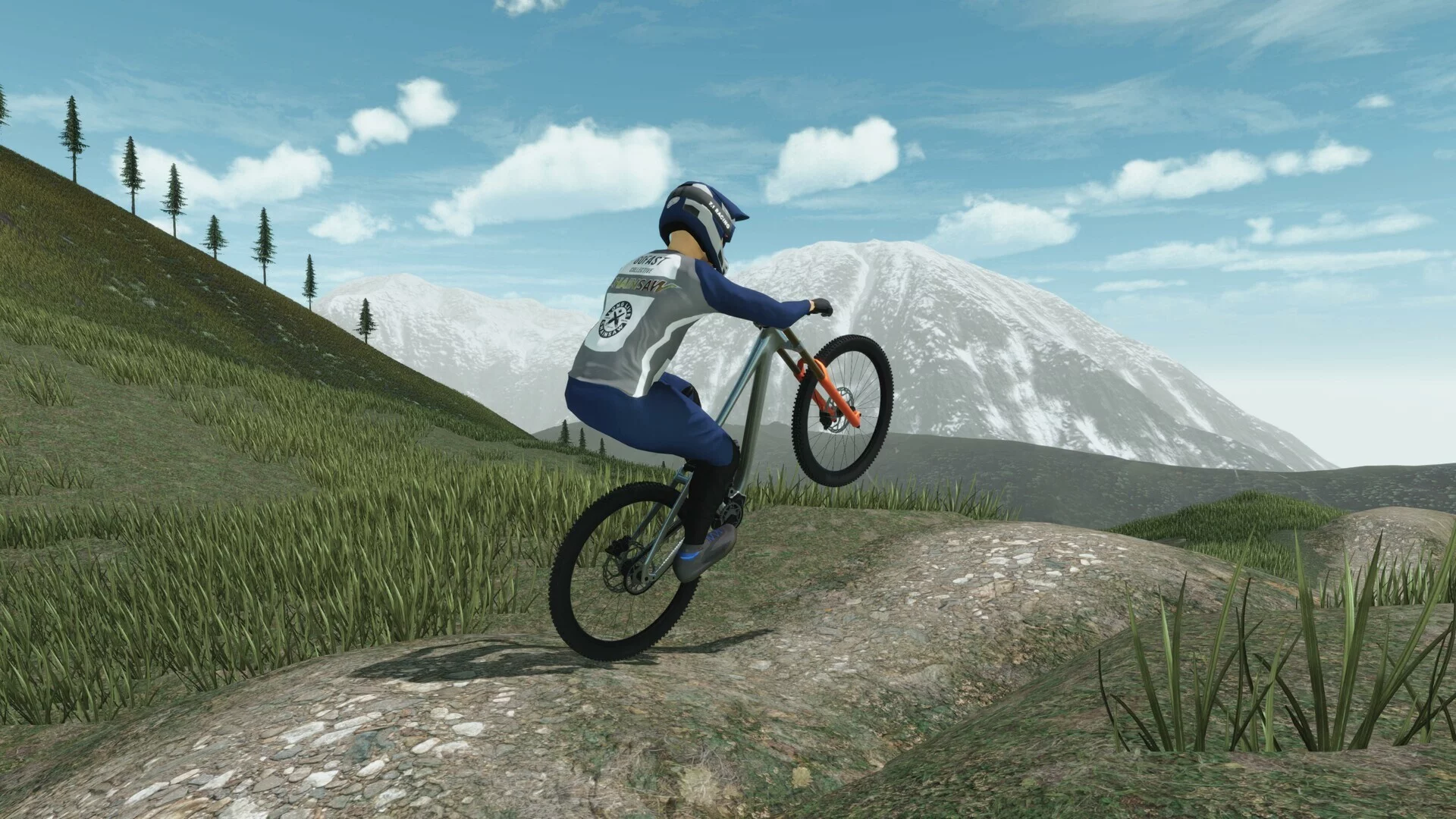 Изображение игры: Downhill Pro Racer
