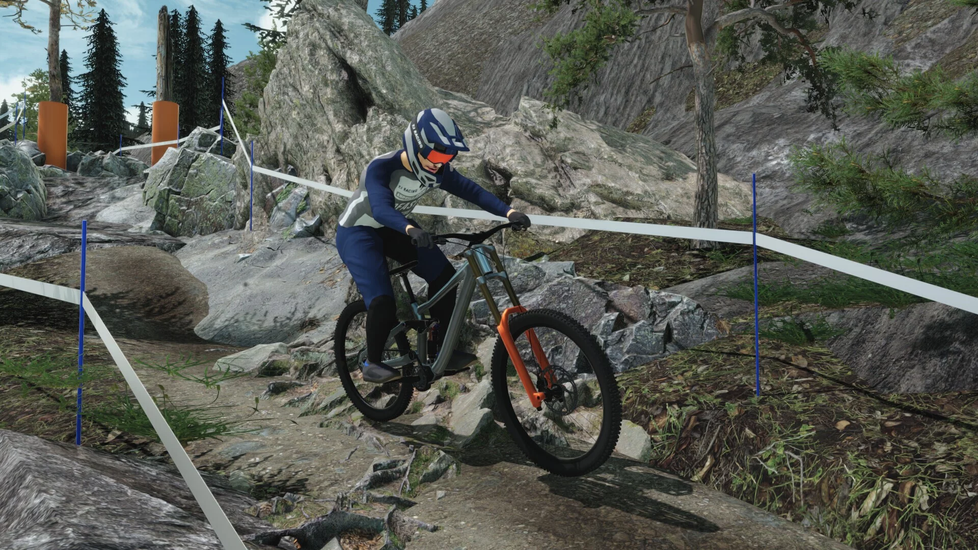 Изображение игры: Downhill Pro Racer