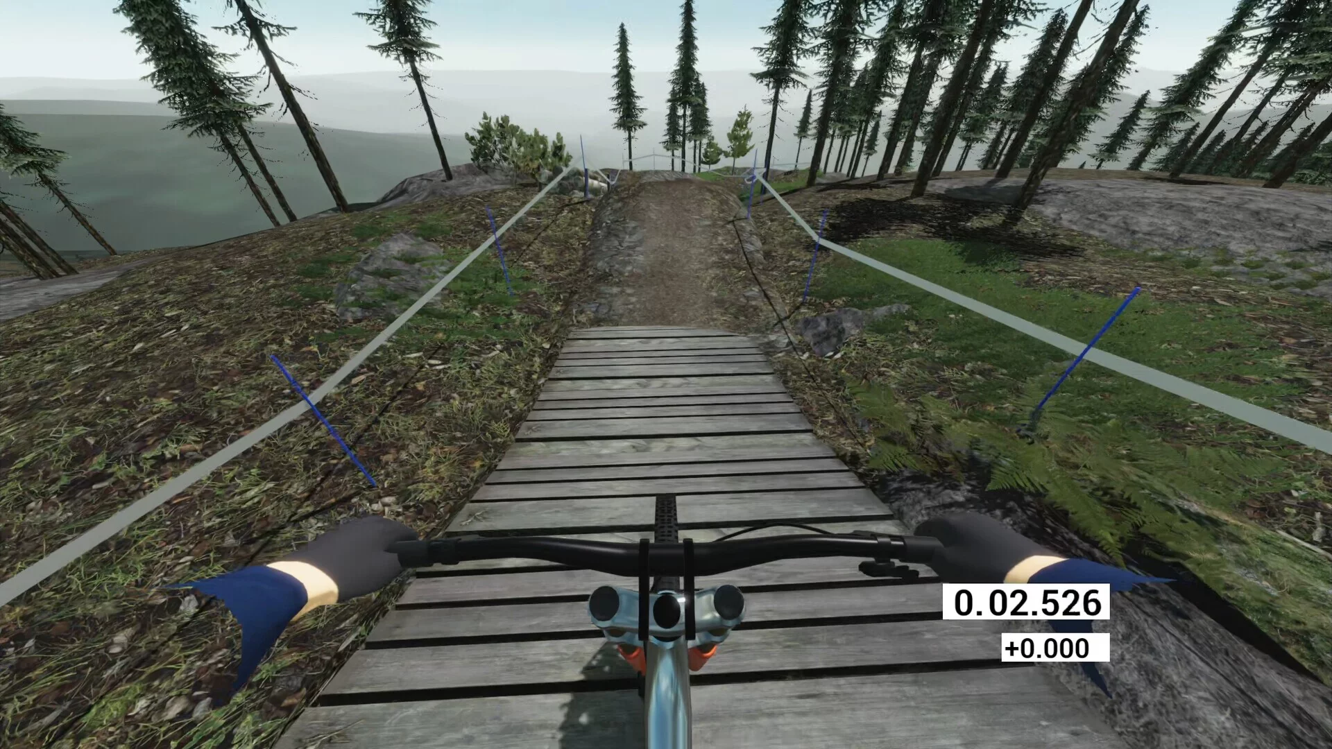 Изображение игры: Downhill Pro Racer