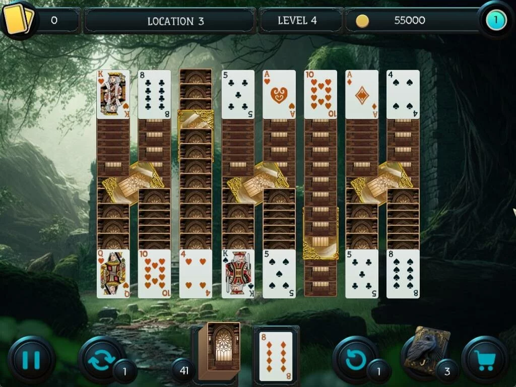 Изображение игры: Mystery Solitaire. The Black Raven 5