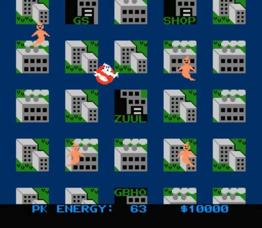 Изображение игры: Ghostbusters(NES)