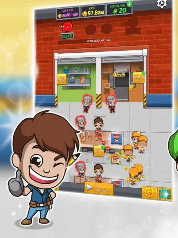 Изображение игры: Idle Factory Tycoon