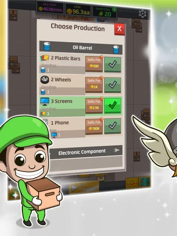 Изображение игры: Idle Factory Tycoon