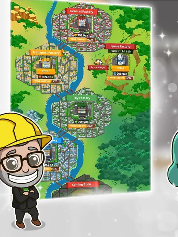 Изображение игры: Idle Factory Tycoon