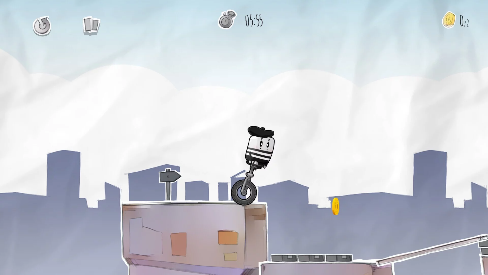 Изображение игры: Unimime - Unicycle Madness