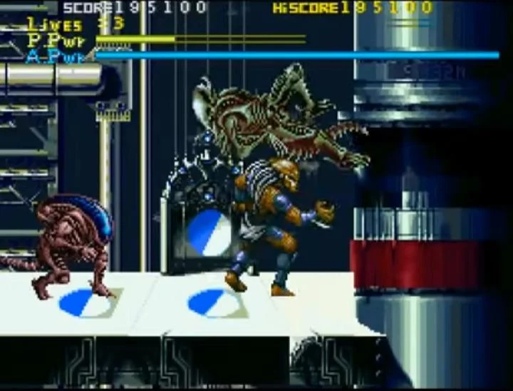 Изображение игры: Alien vs Predator (SNES)