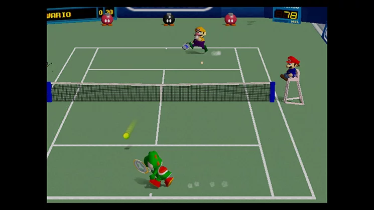 Изображение игры: Mario Tennis