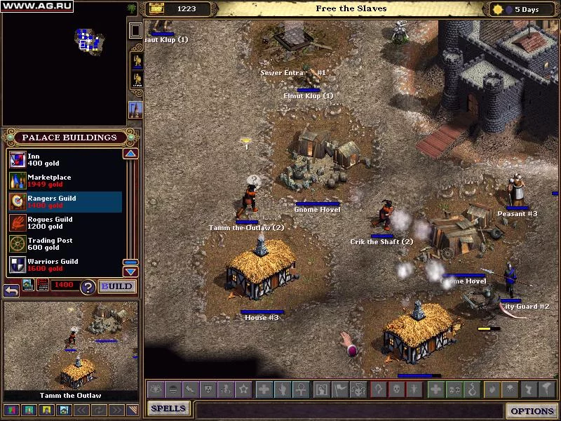 Изображение игры: Majesty: The Fantasy Kingdom Sim (2000)