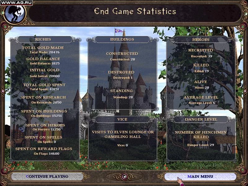 Изображение игры: Majesty: The Fantasy Kingdom Sim (2000)