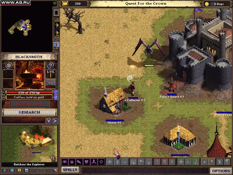 Изображение игры: Majesty: The Fantasy Kingdom Sim (2000)