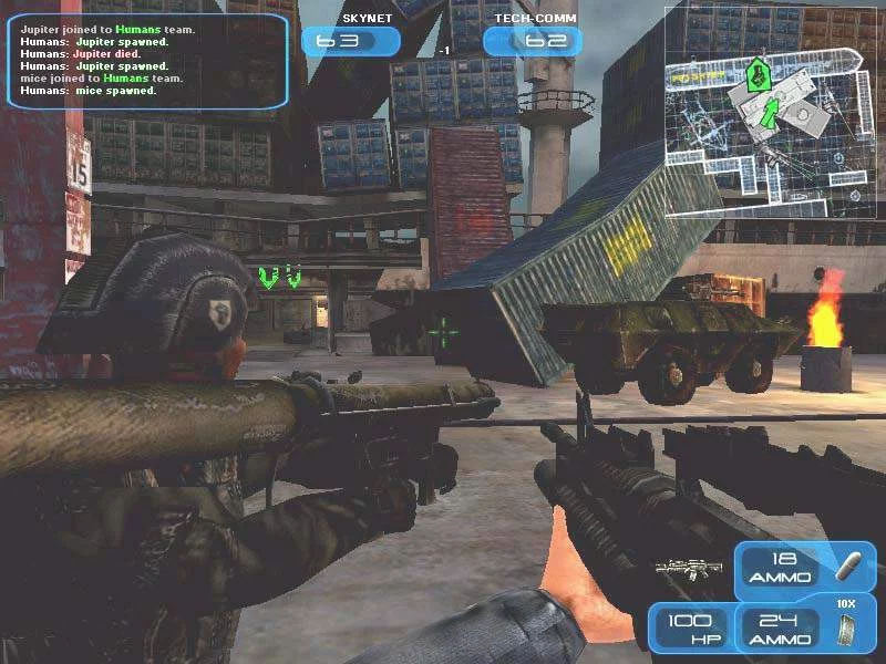 Изображение игры: Terminator 3: War of the Machines