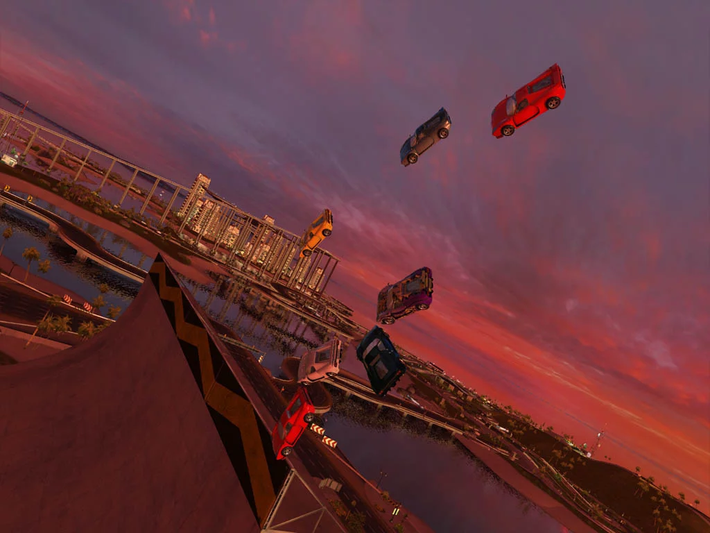 Изображение игры: TrackMania Sunrise