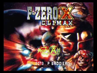 Изображение игры: F-Zero X Climax (Hack)
