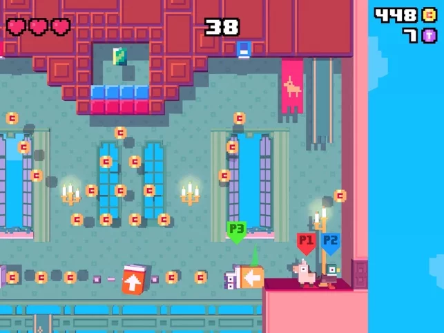Изображение игры: Crossy Road Castle