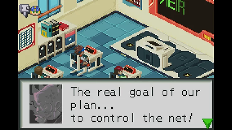 Изображение игры: Mega Man Battle Network (Wii U)