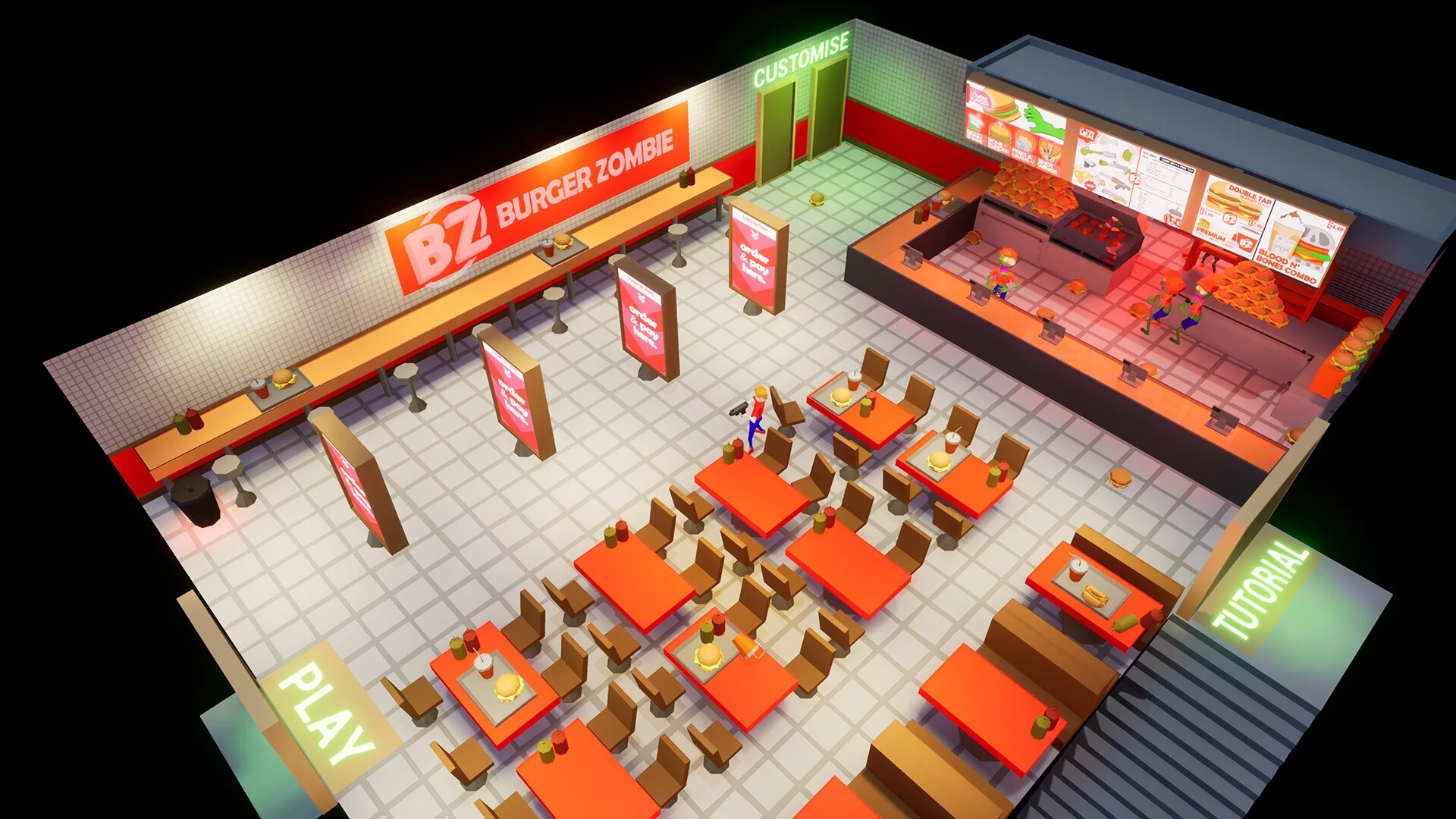 Изображение игры: Burger Zombies