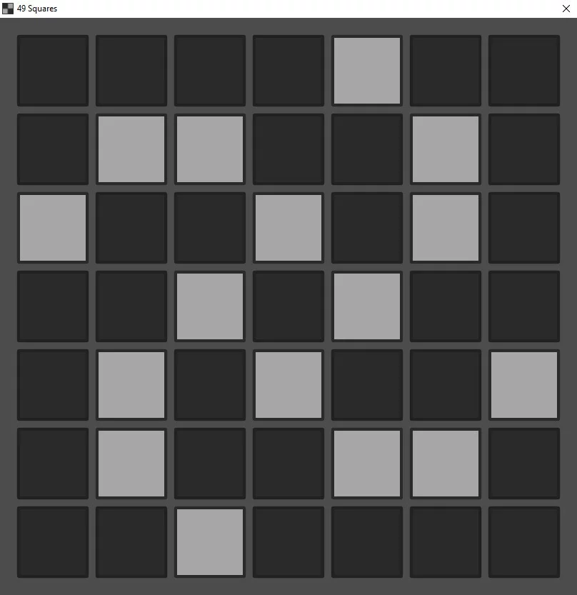 Изображение игры: 49 Squares