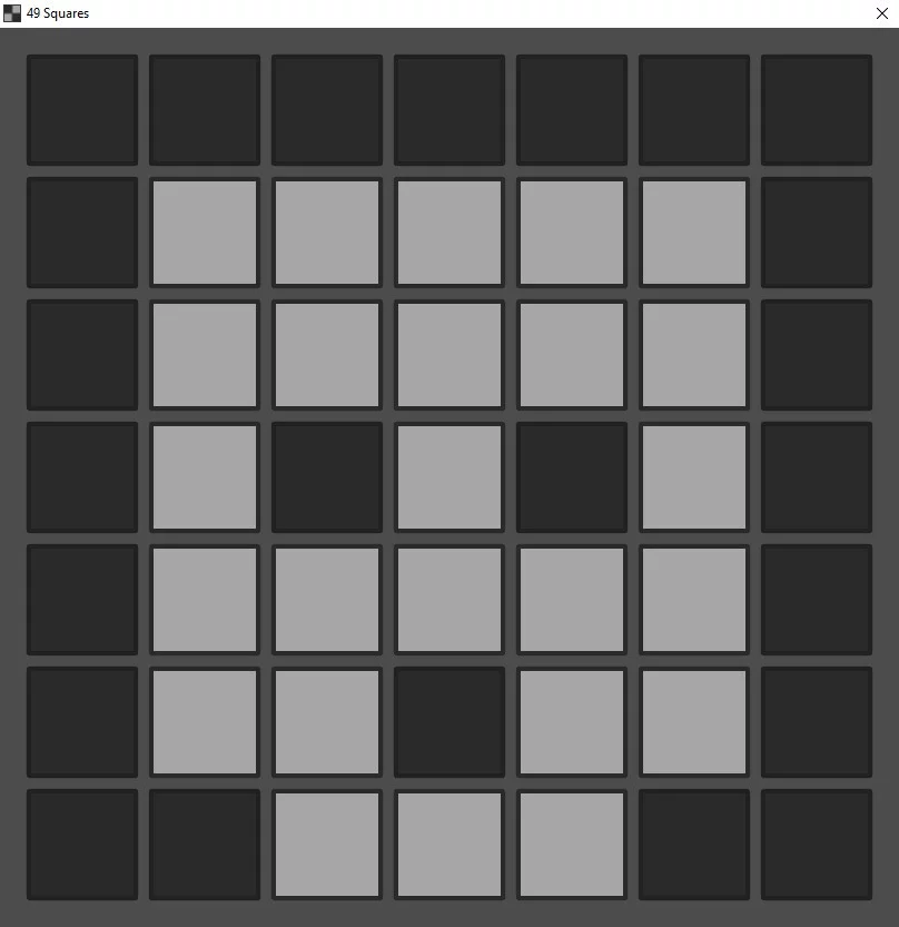Изображение игры: 49 Squares