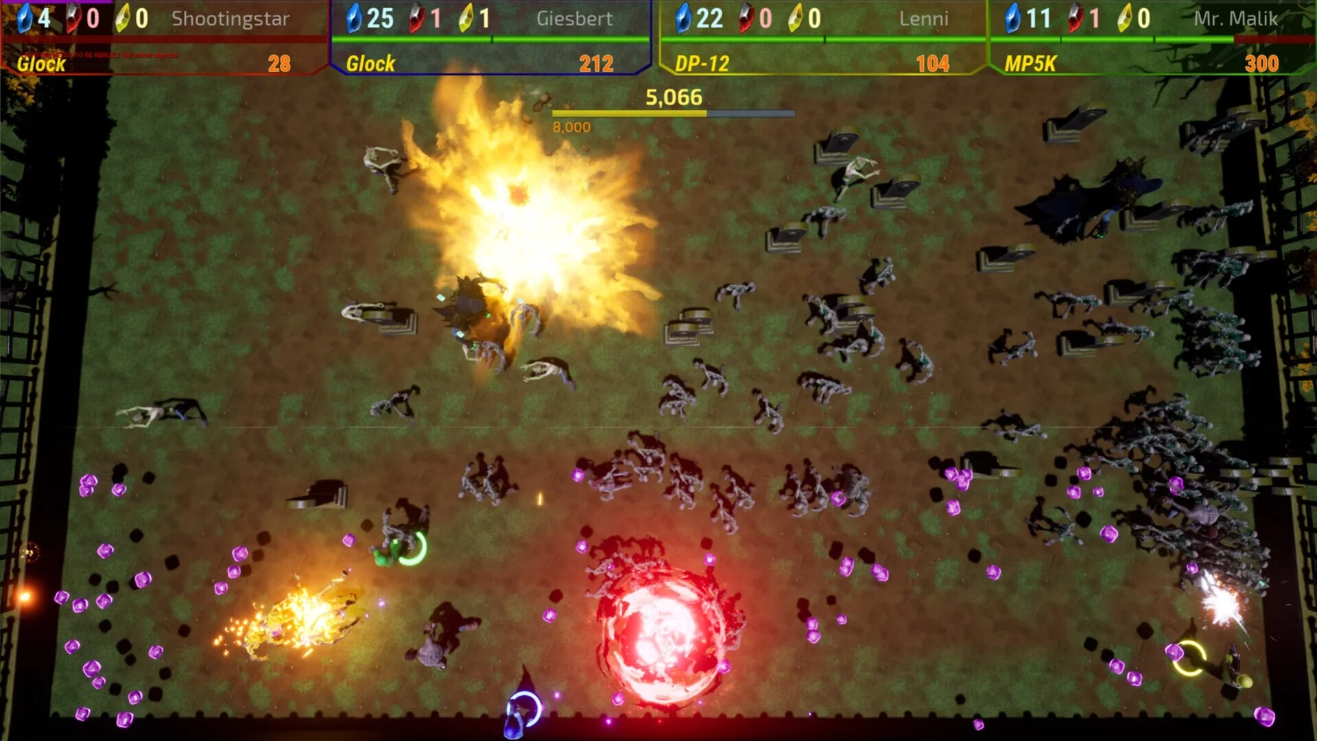 Изображение игры: Zombiepede