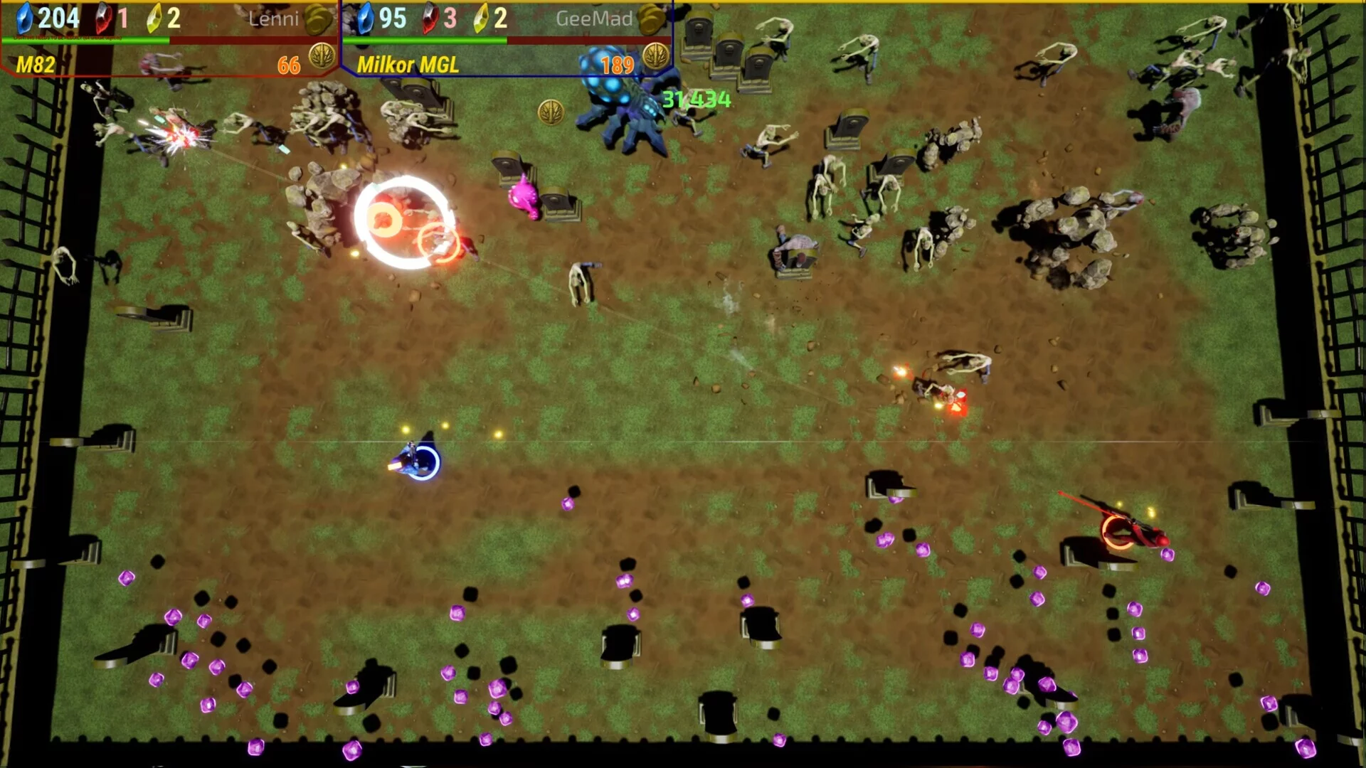 Изображение игры: Zombiepede