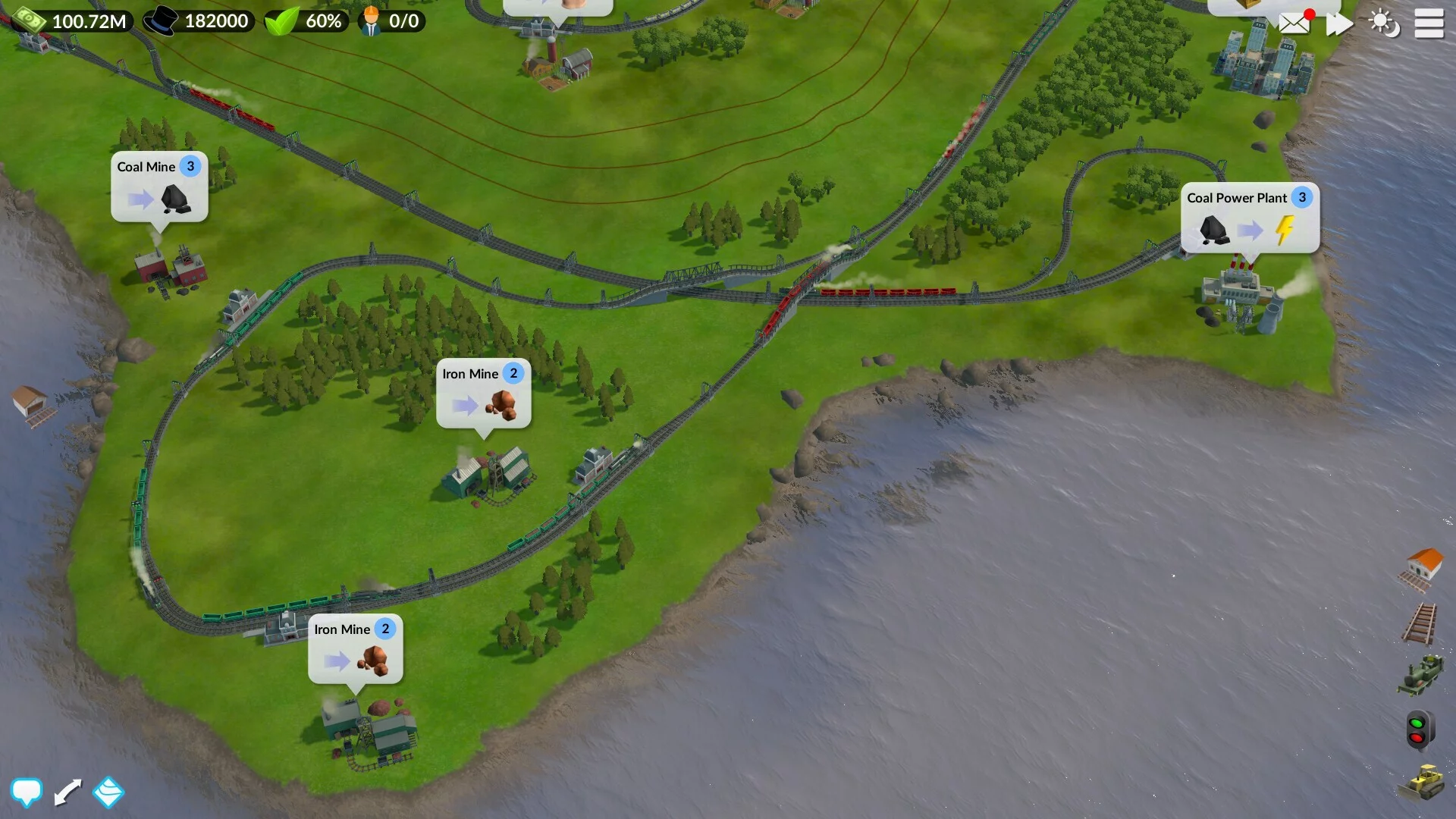 Изображение игры: DeckEleven's Railroads 2