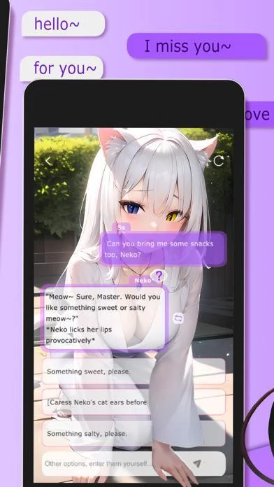 Изображение игры: Anime AI - Virtual Chatbot