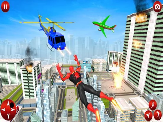 Изображение игры: Super Rope Hero:City in Danger