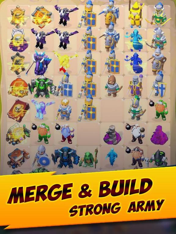 Изображение игры: Merge Legions: War Battle Game