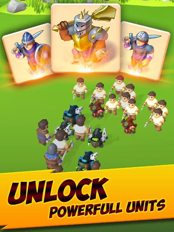 Изображение игры: Merge Legions: War Battle Game