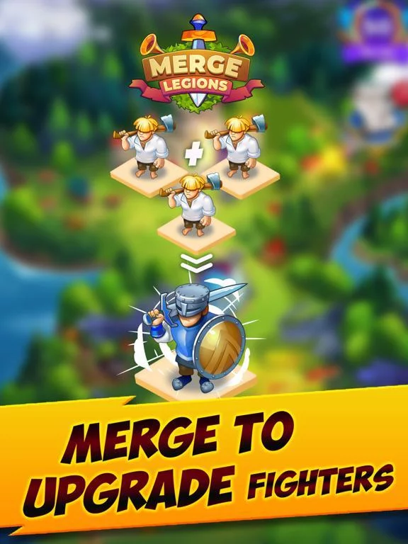 Изображение игры: Merge Legions: War Battle Game