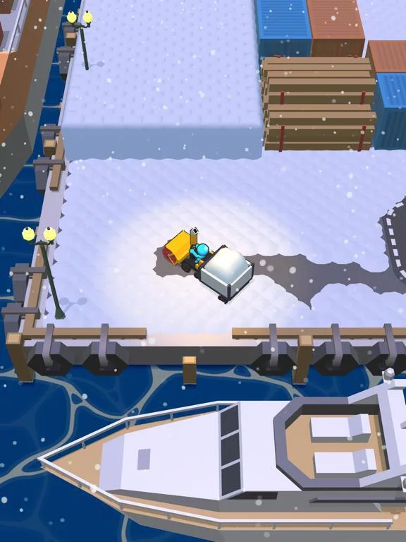 Изображение игры: Snow shovelers - simulation