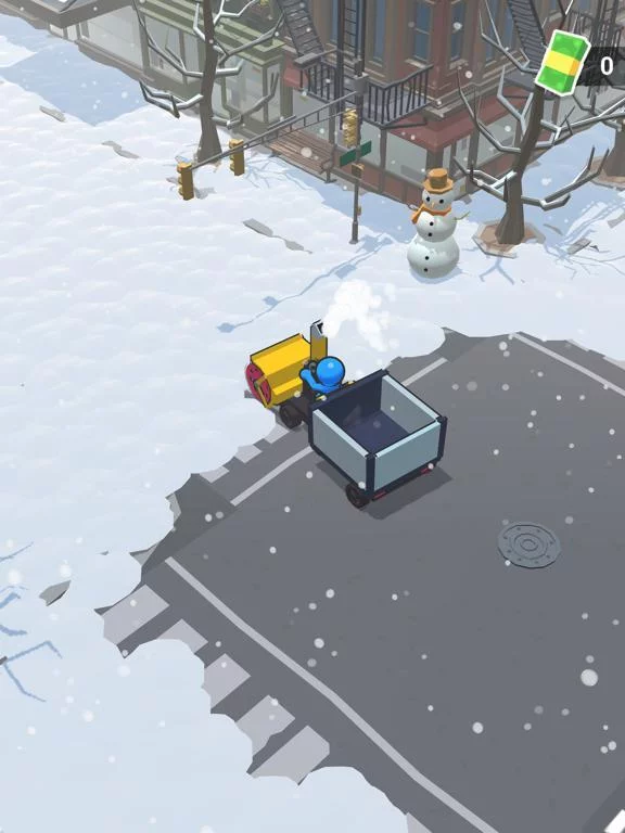 Изображение игры: Snow shovelers - simulation