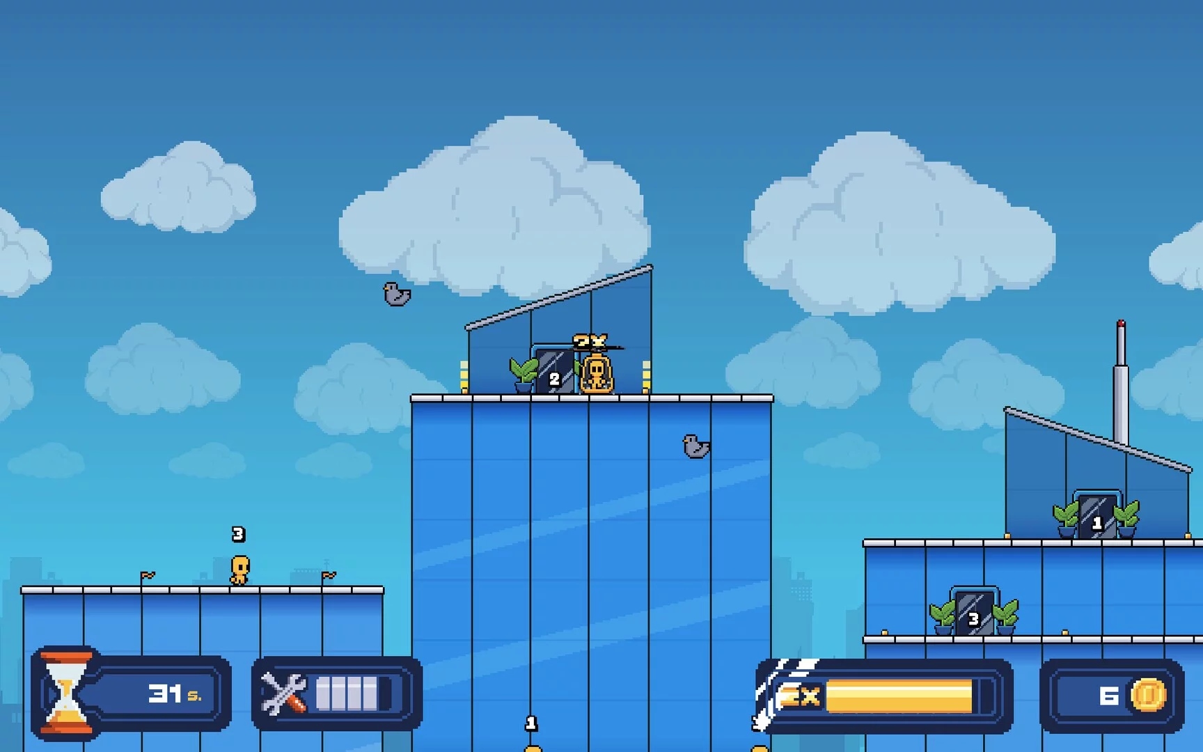 Изображение игры: Taxi Copter
