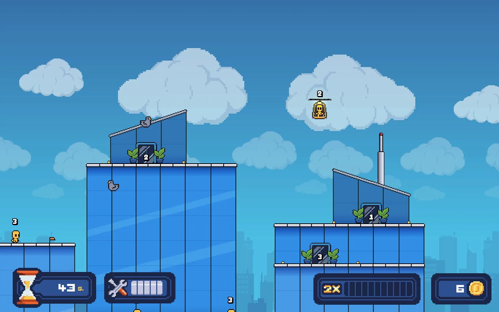Изображение игры: Taxi Copter