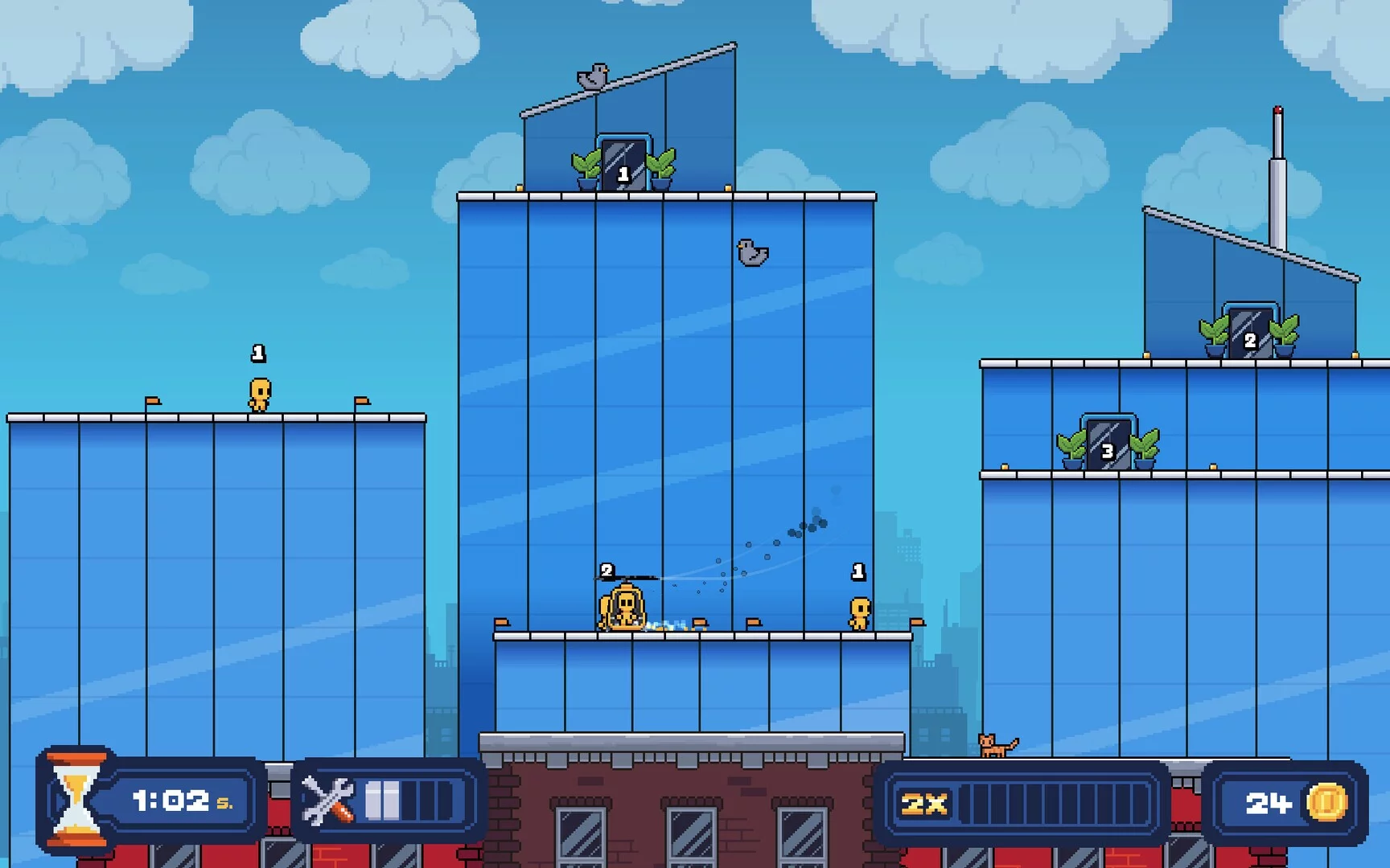 Изображение игры: Taxi Copter