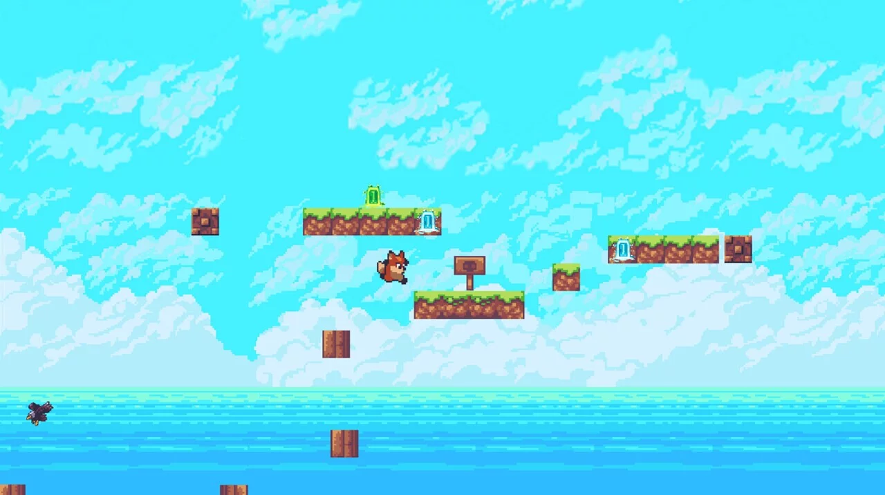 Изображение игры: FOX ADVENTURE ~HOMEWARD JOURNEY~