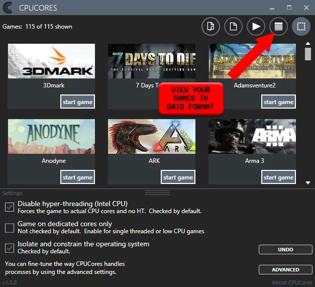 Изображение игры: CPUCores :: Maximize Your FPS