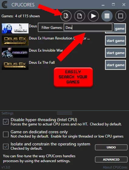 Изображение игры: CPUCores :: Maximize Your FPS