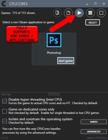 Изображение игры: CPUCores :: Maximize Your FPS