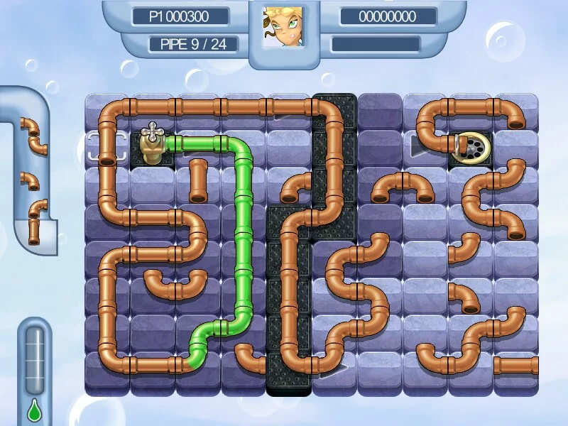 Изображение игры: Pipe Mania