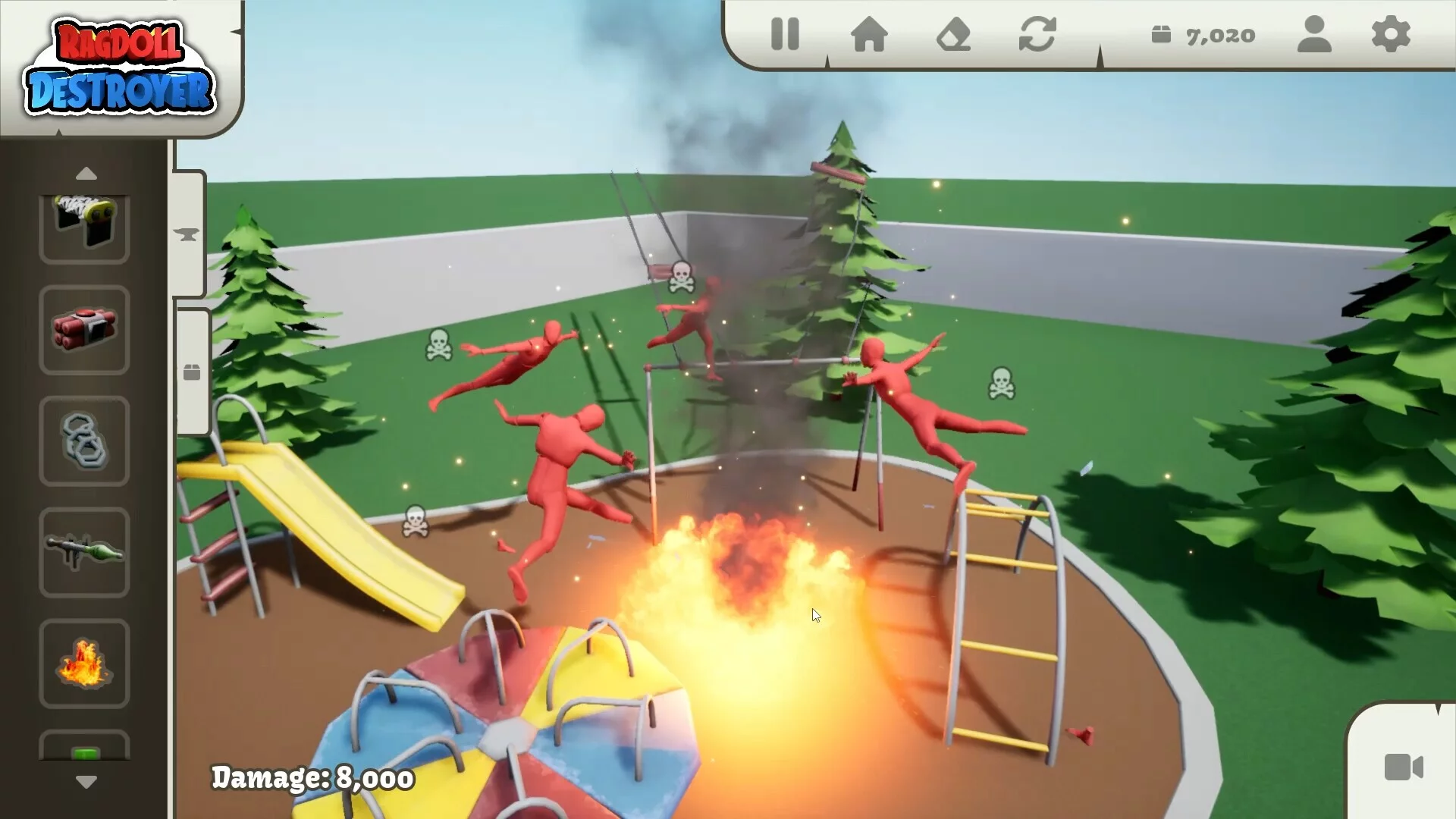 Изображение игры: Ragdoll Destroyer